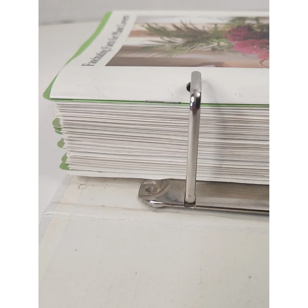Vintage 1985 Success With House Plants Binder Set 80s Plant Care 300+Pages Read